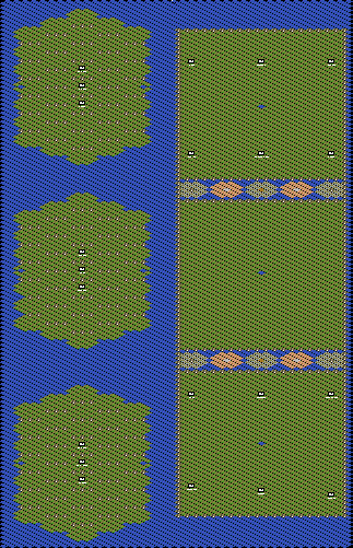 040x250 - AAJ - 3 players, x computers, 3 grassland islands and 1 big grassland island for the comps (2001-11-26), org. name AAJX3.MP